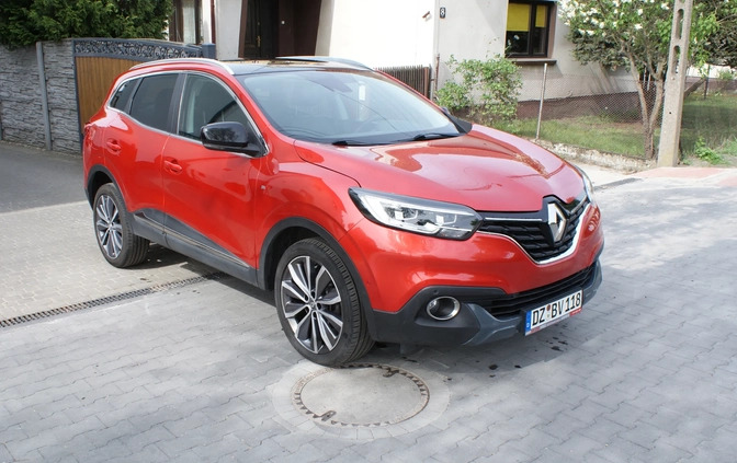 Renault Kadjar cena 55600 przebieg: 143700, rok produkcji 2015 z Poniec małe 232